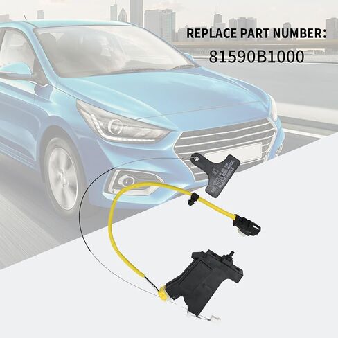 Anxingo 81590B1000 Fuel Door Lock Actuator Replacement for Genesis Sedan G80 2014 2015 and More in Saudi Arabia