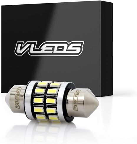 VLEDS 1 قطعة 170lm 32mm 5000K أبيض 3175 DE3175 6428 360 درجة عمر طويل 24 لمبة اكليل LED in Kuwait