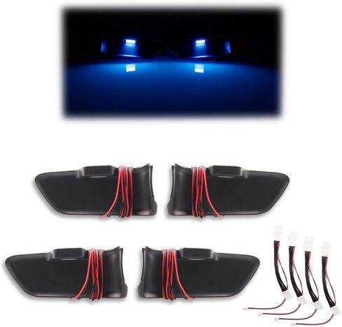 Blue LED Inner Door Handle Bowl Mood Light for 2018 2019 2020 2021 2022 2023 2024 Camry, Classy Interior Illumination, Decorative Interior Mood Lighting, 4PCS in Saudi Arabia