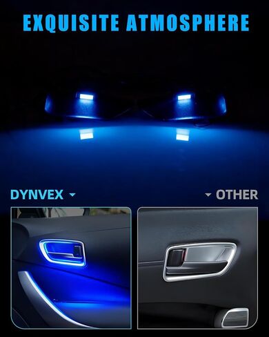 Blue LED Inner Door Handle Bowl Mood Light for 2018 2019 2020 2021 2022 2023 2024 Camry, Classy Interior Illumination, Decorative Interior Mood Lighting, 4PCS in Saudi Arabia