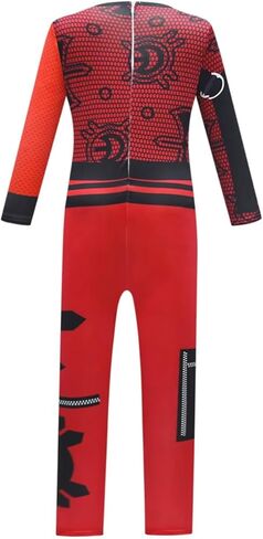 بدلة كوسبلاي للأطفال من الهالوين زومبي، بدلة قفز مدرسية عائلية، ملابس مناسبة للحفلات المدرسية، من 4 إلى 10 سنوات in Kuwait