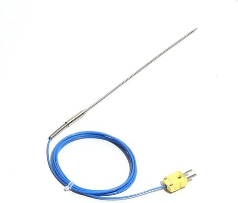 Armoured Thermocouple K Type Bendable Sensor Wire 1mm//2mm/3mm-8mm Dia 100/200/300mm WRNK-191 0-1100 Degree Temperature Sensor(Probe diam 1X1000mm) in Saudi Arabia