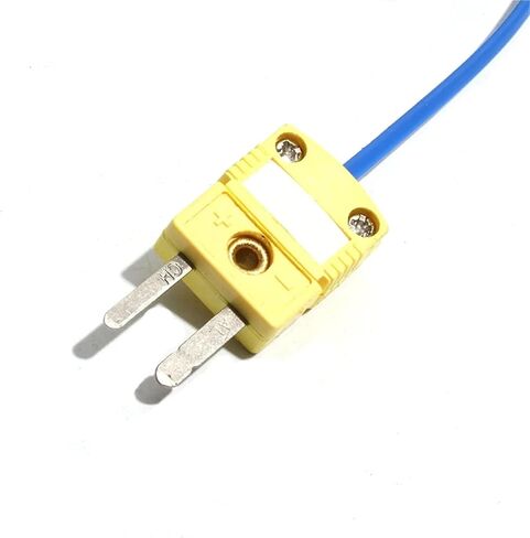Armoured Thermocouple K Type Bendable Sensor Wire 1mm//2mm/3mm-8mm Dia 100/200/300mm WRNK-191 0-1100 Degree Temperature Sensor(Probe diam 1X1000mm) in Saudi Arabia
