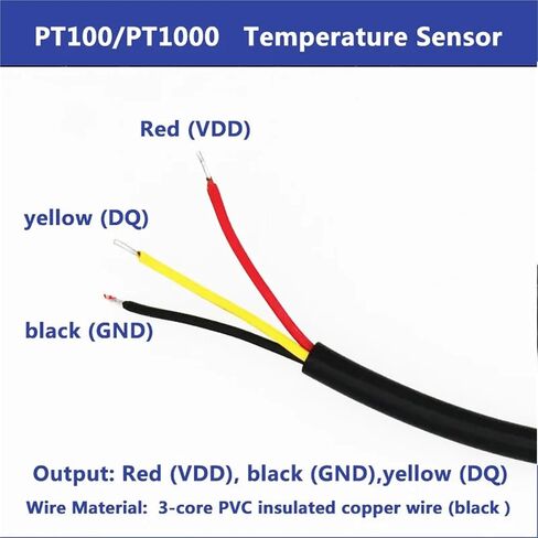 PT1000， Pt100 Temperature Sensor SUS304 Housing Platinum Resistance BSPT G1/2" Thread Probe Solar Specific Blind Pipe Water Tank(Pt1000 Probe 100mm) in Saudi Arabia