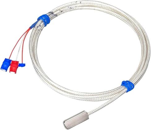 Stainless Steel PT100K Pasted Type Surface Measurement Patch Temperature Sensor 1-20m Shielded Cable 3 Wire Thermal Resistance(K-Type-Cable 10m) in Saudi Arabia