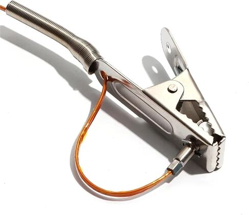 Furnace Temperature Sensor 6.5CM Clamp Thermocouple Tunnel Turnace K-Type Metal Shielded Wire/Niacinamide Wire 1-5M(Shielded Wire 1M) in Saudi Arabia