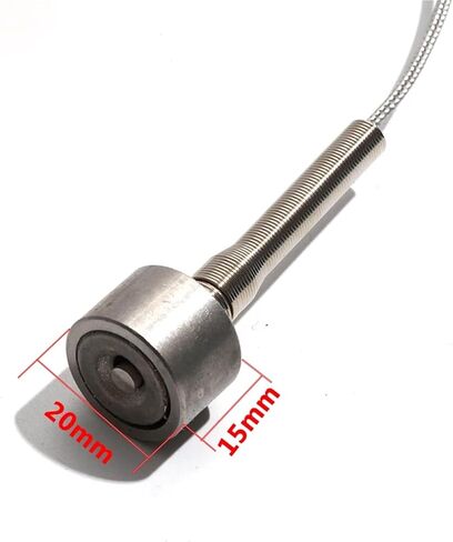 Magnetic Thermocouple Type K 0~450 °C Handheld Surface Temperature Sensor Dia 20mm Shielded Cable 1-6m with Miniature Connector(8m) in Saudi Arabia
