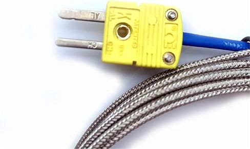 Magnetic Thermocouple Type K 0~450 °C Handheld Surface Temperature Sensor Dia 20mm Shielded Cable 1-6m with Miniature Connector(8m) in Saudi Arabia
