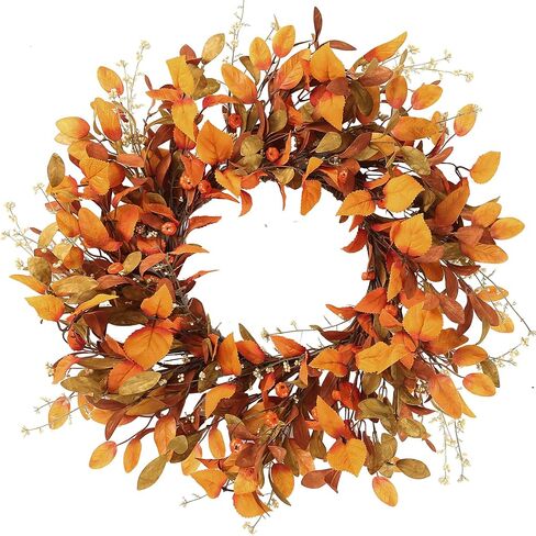 Sggvecsy 22 Inch Artificial Christmas Wreath for Front Door Xmas Red Berry Wreath with Pine Needles Pine Cones Eucalyptus Leaves Christmas Decorations for Winter Wall Outdoor Home Holiday Xmas Decor in Saudi Arabia