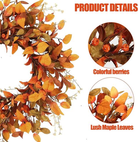 Sggvecsy 22 Inch Artificial Christmas Wreath for Front Door Xmas Red Berry Wreath with Pine Needles Pine Cones Eucalyptus Leaves Christmas Decorations for Winter Wall Outdoor Home Holiday Xmas Decor in Saudi Arabia