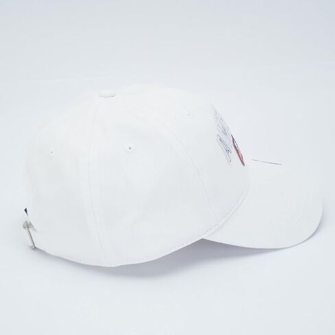 Black Clover Standard Crew 1 Adjustable Hat, White hat/3D Stitch Lettering/American Flag Woven Patch in Kuwait