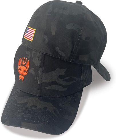 Black Camouflage Hat, Seal Team Baseball Cap,Snapback Stretchable Running/Fishing,Tactical Seals Caps+2 Patch in Saudi Arabia