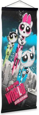 Powerpuff Girls Buttercup Big Menace Energy Hanging Wood Wall Decor - Fun Buttercup Sign for Home in Kuwait