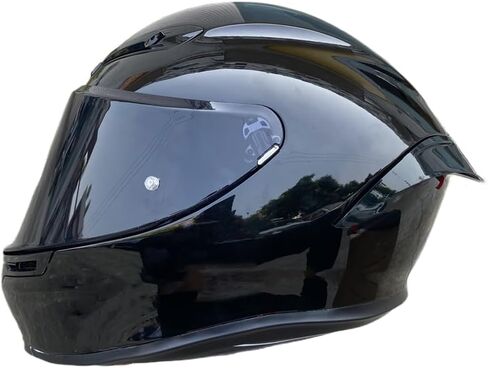 K6 Replacement Rear Spoiler,Tail Spoiler for AGV k6 Motorcycle Helmet Accessories Parts (Black) in Saudi Arabia