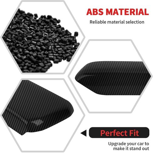 RT-TCZ Center Console Cover Armrest Box Trim Cover Decoration Interior Accessories for Toyota 4Runner 2010-2023 (Black Carbon Fiber) in Saudi Arabia