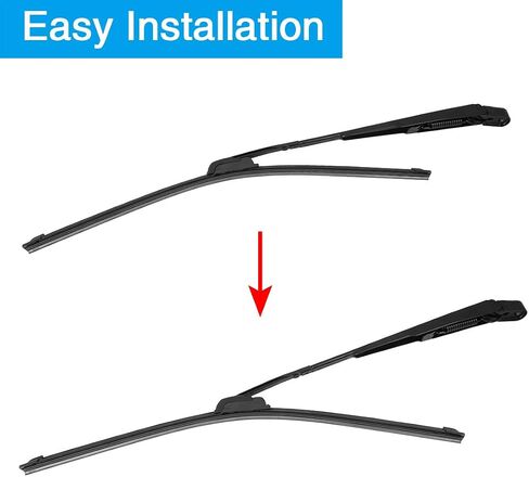 X AUTOHAUX Rear Windshield Wiper Blade Arm Set 550mm 22 Inch for Honda Crosstour 2010 2011 2012 2013 2014 2015 2016 in Saudi Arabia