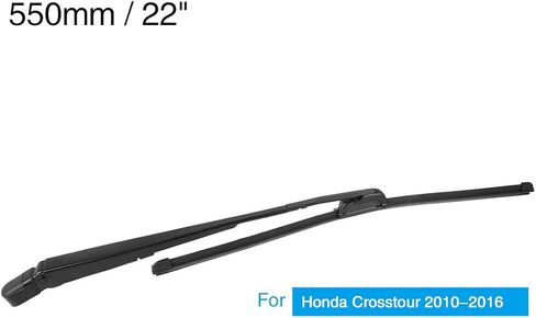 X AUTOHAUX Rear Windshield Wiper Blade Arm Set 550mm 22 Inch for Honda Crosstour 2010 2011 2012 2013 2014 2015 2016 in Saudi Arabia