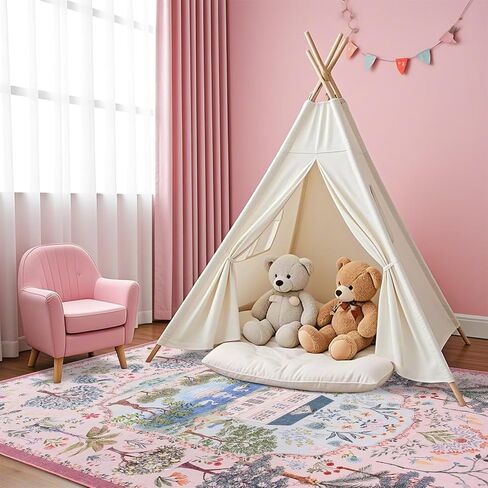 Vasofe 3x5 Rug, Pink Washable Rugs for Entryway, Girls Bedroom, Laundry Room,Indoor Floor Mat, Modern Jungle Animal Floral Mats for Living Room, Nursery, Farmhouse,Non Slip Low Pile Soft Carpet in Saudi Arabia