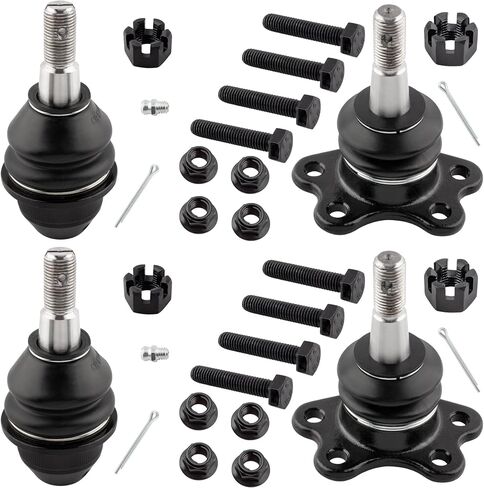 BOXI 4pcs Upper + Lower Ball Joints Fit for Chevrolet K1500 K2500 Suburban 1996 1997 1998 1999/Tahoe 1996 1997 1998 1999 2000 / for GMC Yukon 1996 1997 1998 1999 2000 | K6509 K6292 in Saudi Arabia