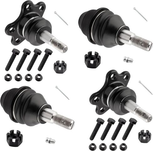 BOXI 4pcs Upper + Lower Ball Joints Fit for Chevrolet K1500 K2500 Suburban 1996 1997 1998 1999/Tahoe 1996 1997 1998 1999 2000 / for GMC Yukon 1996 1997 1998 1999 2000 | K6509 K6292 in Saudi Arabia