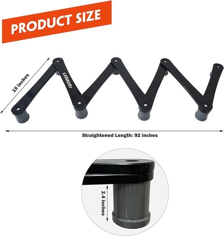 معدات تدريب الهوكي 5 أقسام/7 أقسام، مدرب التعامل مع عصا الهوكي، أدوات تدريب الهوكي مع مفاصل قابلة للتعديل، صلبة ومحمولة باللون الأسود in Kuwait