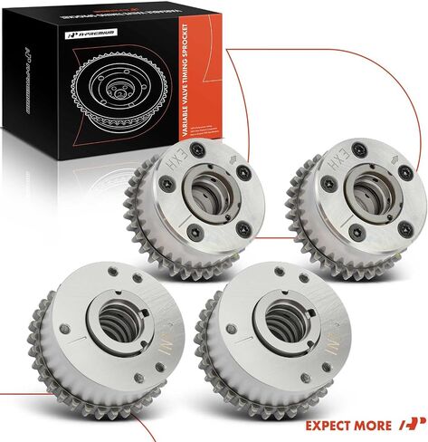 A-Premium 4 قطع عادم ومدخل صمام توقيت متغير (VVT) أداة ضبط عمود الحدبات المسننة متوافقة مع جيب جراند شيروكي، رانجلر، جلاديتور ورام 1500 ودودج دورانجو وكرايسلر باسيفيكا in Saudi Arabia
