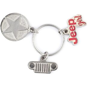 Jeep Girl Charm Custom Metal Keychain in Saudi Arabia