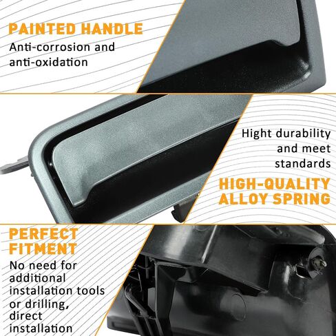 ECOTRIC Black Center Console Latch Compatible with 2014-2020 Chevrolet Silverado & GMC Sierra 1500 2500HD 3500HD Replace for Part Number 22861304 22792217 in Saudi Arabia