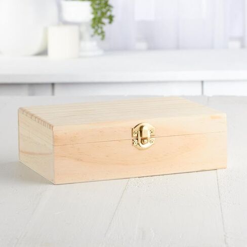 Factory Direct Craft Unfinished Wooden Tiny Treasure Chest Keepsake Boxes Set of 3 - Blank Trinket Boxes for Jewelry Storage, Favor Boxes and Beach Themed Parties (3-1/2 Inches Wide) in Saudi Arabia
