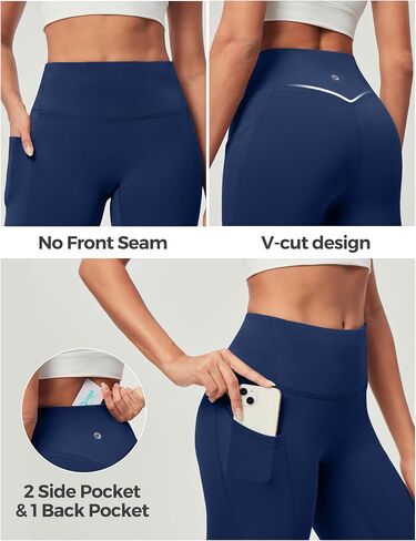 IUGA Women's Fleece Lined Leggings with Pockets Winter Warm Thermal Leggings for Women High Waisted Yoga Pants in Saudi Arabia
