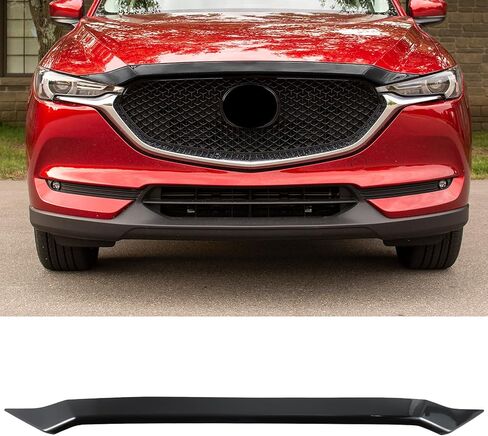 غطاء محرك السيارة منحرف غطاء محرك السيارة متوافق مع مازدا CX-5 2025 2024 2023 2022 2021 2020 2019 2018 2017 لمعان غطاء محرك السيارة من ألياف الكربون حامي علة منحرف الحجر الحرس ل CX 5 CX-5 in Saudi Arabia