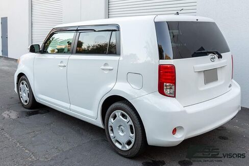 Replacement for 2008-2015 Scion xB | EOS Visors JDM Mugen Tape-On Style Smoke Tinted Side Vents Window Rain Guard Deflectors in Saudi Arabia