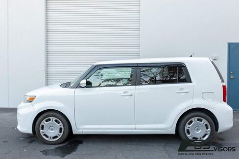 Replacement for 2008-2015 Scion xB | EOS Visors JDM Mugen Tape-On Style Smoke Tinted Side Vents Window Rain Guard Deflectors in Saudi Arabia