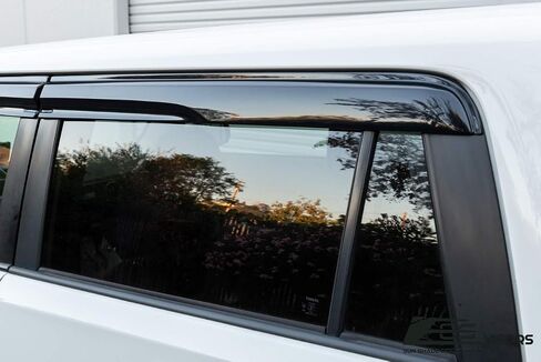 Replacement for 2008-2015 Scion xB | EOS Visors JDM Mugen Tape-On Style Smoke Tinted Side Vents Window Rain Guard Deflectors in Saudi Arabia