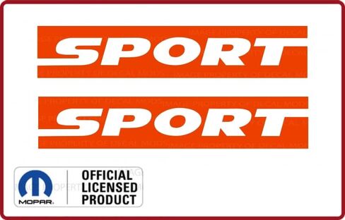 Decal Mods Fender Sport Small Side Logo Graphic fits Jeep Wrangler JK (2007-2018) (Set of 2) Black Matte CBM | SJ5K5 in Saudi Arabia
