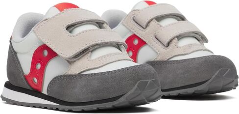 Saucony Jazz Hook & Loop Sneaker (Toddler/Little Kid), Grey/Navy/Green, 12 US Unisex in Saudi Arabia