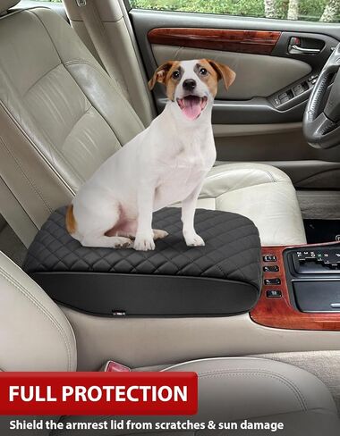 KBH Center Console Armrest Cover for 1998-2005 Lexus GS300 GS400 GS430, Middle Console Protector, Arm Rest Lid Cushion Cover, Anti-Scratch, Black in Saudi Arabia