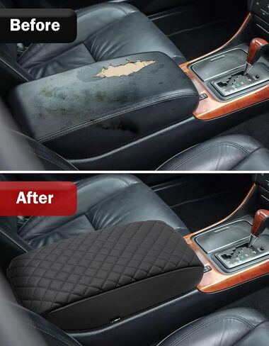 KBH Center Console Armrest Cover for 1998-2005 Lexus GS300 GS400 GS430, Middle Console Protector, Arm Rest Lid Cushion Cover, Anti-Scratch, Black in Saudi Arabia