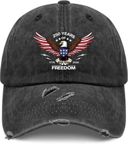 US 250TH Anniversary Hats for Women Trendy Washed Distressed Baseball Caps in Saudi Arabia