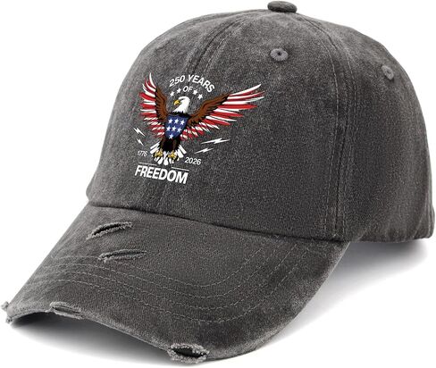 US 250TH Anniversary Hats for Women Trendy Washed Distressed Baseball Caps in Saudi Arabia