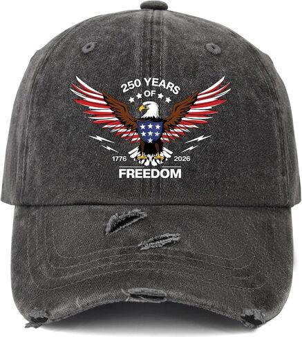 US 250TH Anniversary Hats for Women Trendy Washed Distressed Baseball Caps in Saudi Arabia