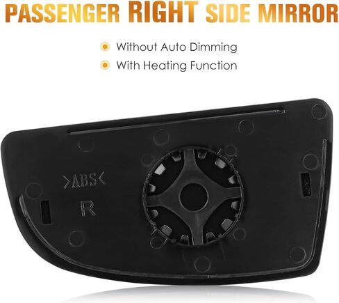 Passenger Right Side Heated Lower Mirror Glass Fits for 2015 2016 2017 2018 2019 2020 2021 2022 Ford Transit T150 T250 T350 HD Replacement for BK3Z17K707B in Saudi Arabia
