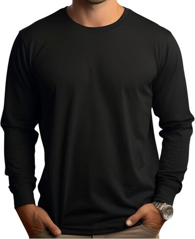 Dry-Fit Performance Long Sleeve T-Shirts, UPF 50+ Sun Protection Shirts, Athletic Gym Workout Tag-Free Comfort Stretch in Saudi Arabia