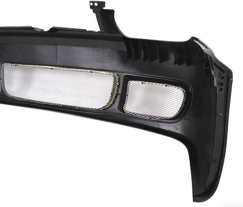 IKON MOTORSPORTS Front Bumper Cover Compatible With 1999-2005 Volkswagen Golf Mk4 R32 Style Unpainted Steel Mesh Cover Guard Protection Conversion Factory Replacement Body Kit, 2000 2001 2002 2003 in Saudi Arabia