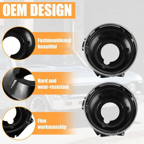 Suitable for Chevrolet headlight buckle and installation bucket kit, with stainless steel sealing beam ring and hardware in Saudi Arabia