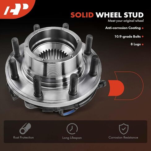 A-Premium 2 x Front Wheel Bearing and Hub Assembly with ABS & 8-Lug Compatible with Ford F-250 Super Duty 2013-2016, F-350 Super Duty 2013-2016, F-450 Super Duty 2011-2016 in Saudi Arabia