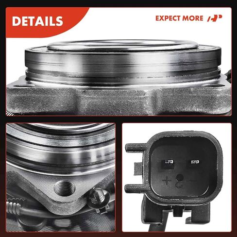 A-Premium 2 x Front Wheel Bearing and Hub Assembly with ABS & 8-Lug Compatible with Ford F-250 Super Duty 2013-2016, F-350 Super Duty 2013-2016, F-450 Super Duty 2011-2016 in Saudi Arabia