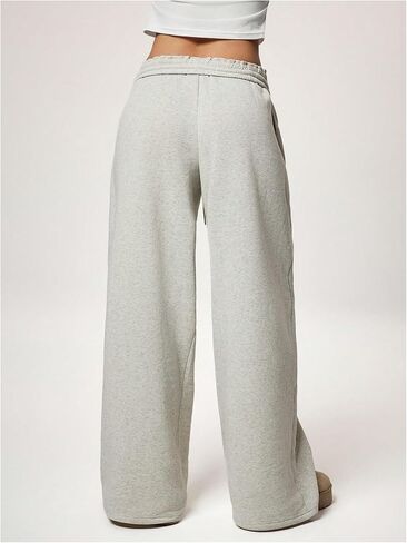 GORGLITTER Women's Wide Leg Sweatpants Low Rise Baggy Pants Y2k Athletic Workout Gym Sweatpants in Saudi Arabia
