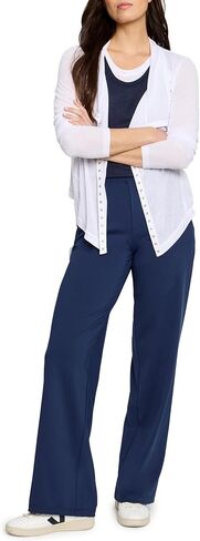 NIC+ZOE Women's Gauzy Snap Front Cardigan in Kuwait