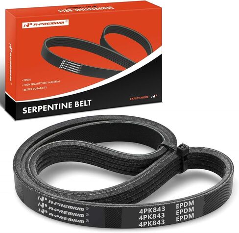 A-Premium Engine Serpentine Drive Belt Compatible with Honda Civic CR-V CRV & Acura EL & Kia Rio Rio5 Spectra Spectra5 & Subaru Legacy Outback & BMW 525i 530i 760i 760Li in Saudi Arabia